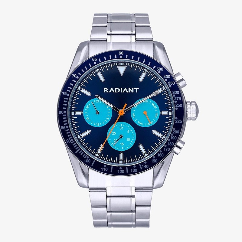 Radiant Tidemark 45Mm Multi Dial Ipsilver Braz Ra577704 Watch