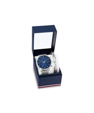 Men's Watch & Bracelet Gift Set, 44mm