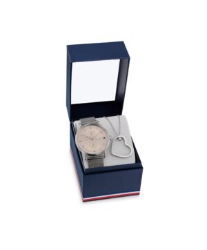 Women's Watch & Necklace Gift Set, 40mm