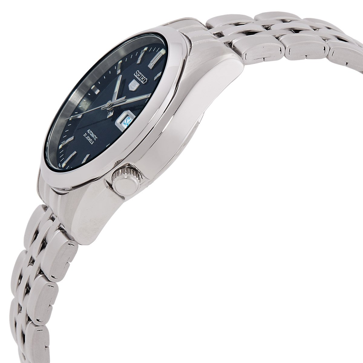 Seiko 5 Automatic Midnight Logo Dial Men's Watch SNK357