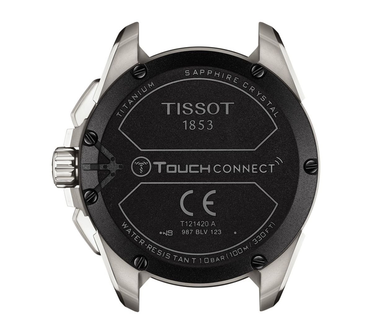 Tissot Men's Swiss T-Touch Connect Solar Titanium Bracelet Smart Watch 48mm