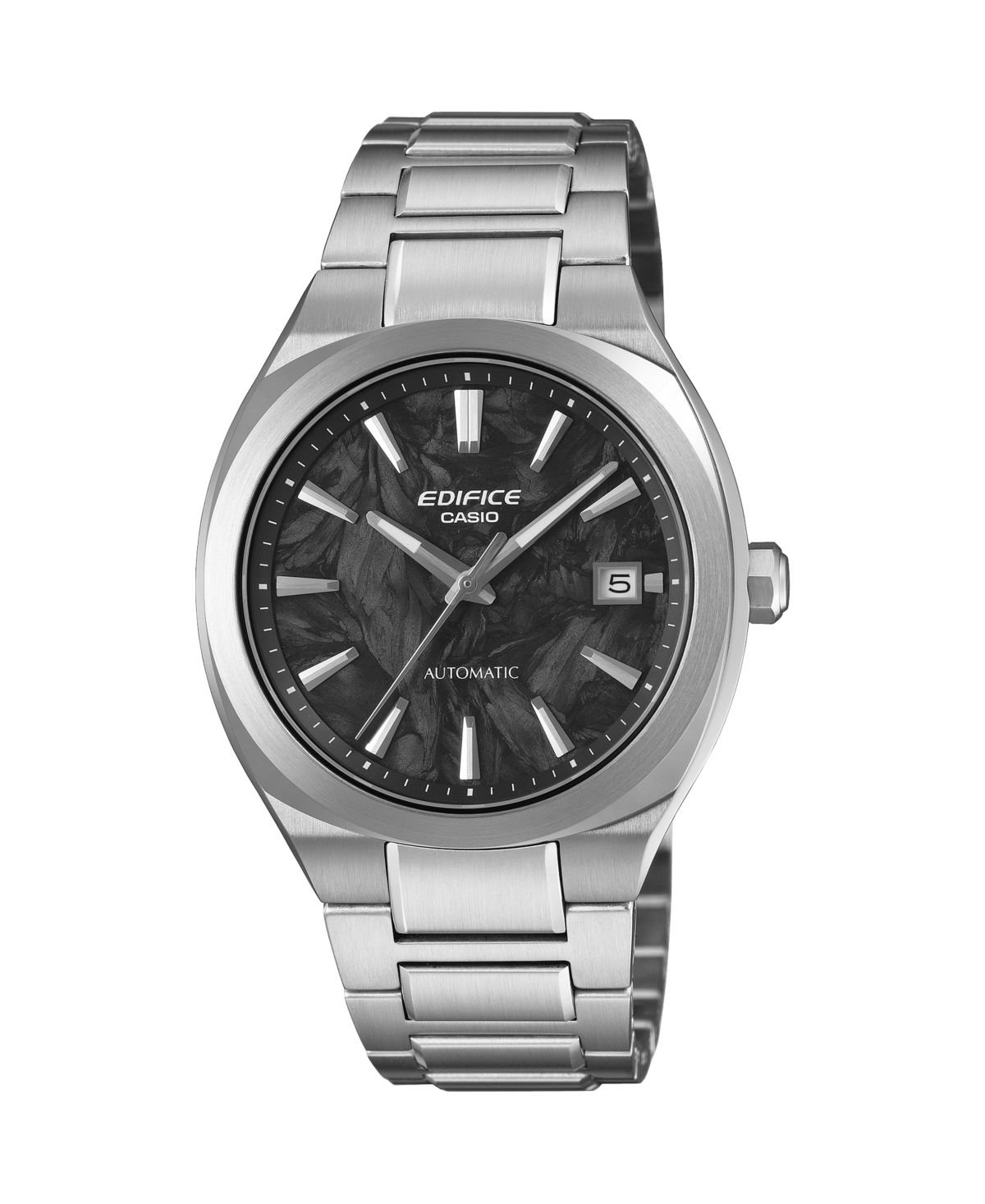 G-Shock Edifice Men's Silver Stainless Steel Automatic Watch 38mm