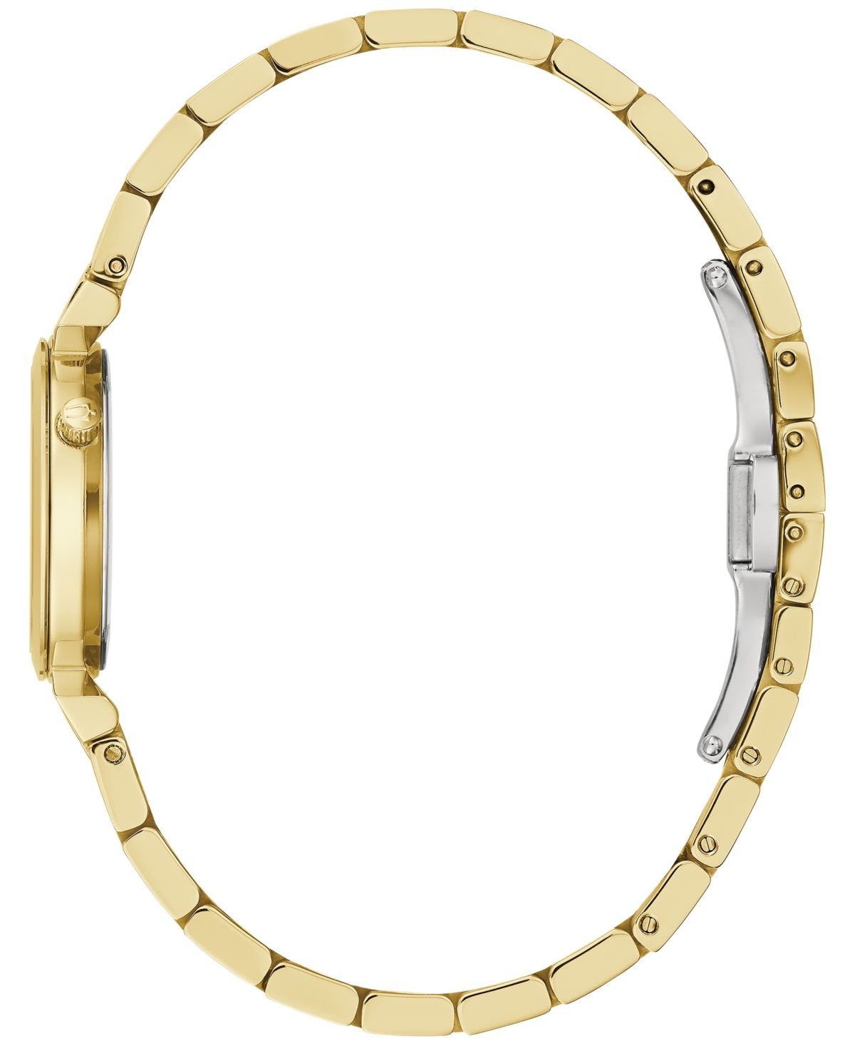 Bulova Women's Regatta Diamond Accent Gold-Tone Stainless Steel Bracelet Watch 24mm