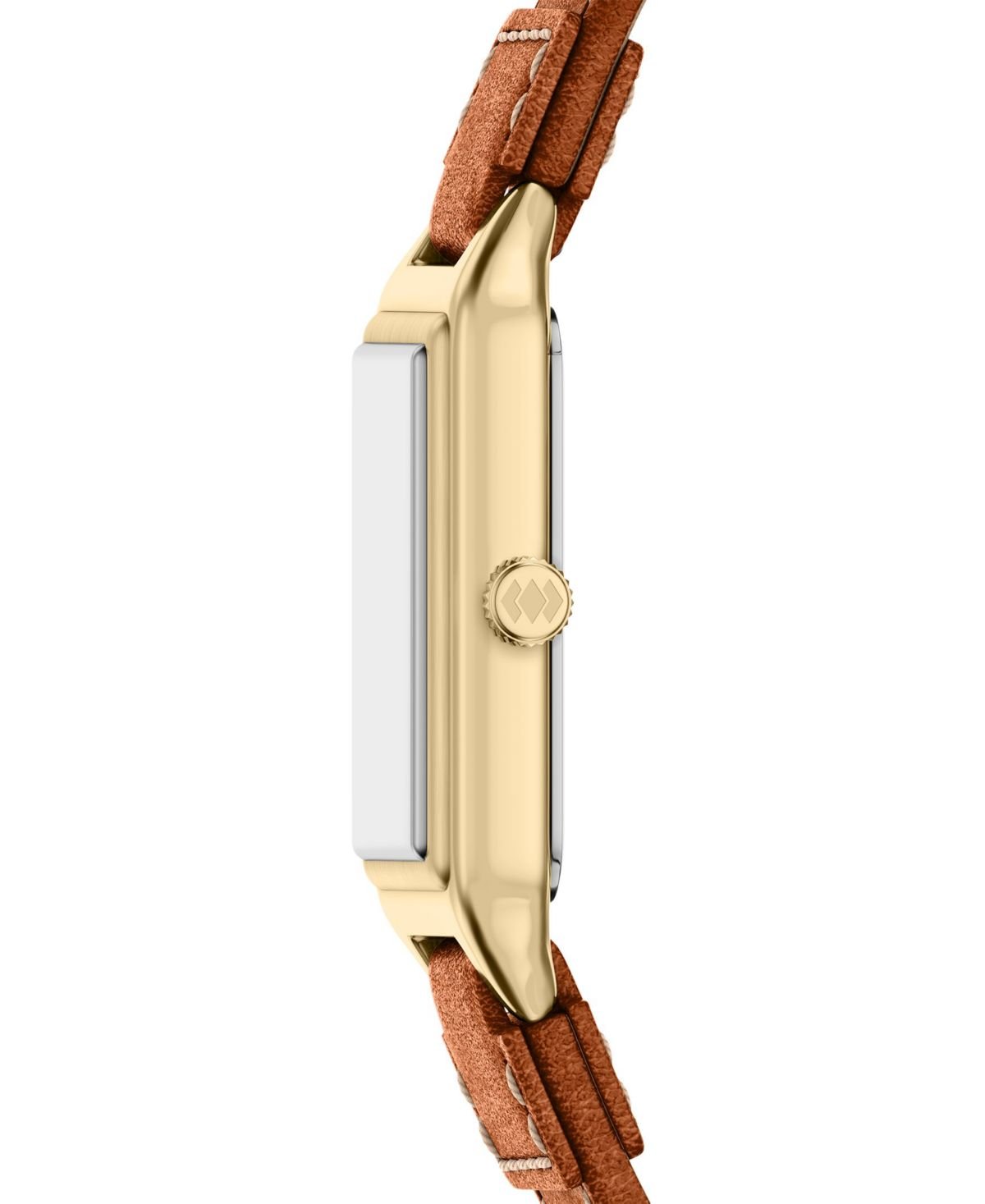 Fossil Women's Raquel Three-Hand Date Medium Brown Leather Watch 23mm