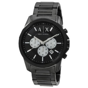 Banks Chronograph Quartz Black Dial Men's Watch AX1765 - luxury watch