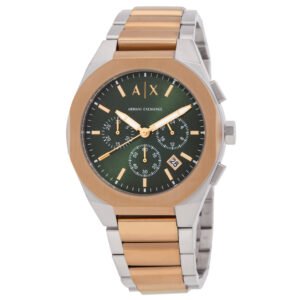 Rafael Chronograph Quartz Green Dial Men's Watch AX4184 - luxury watch