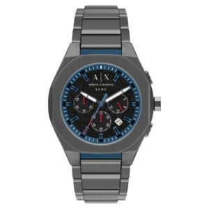 Sync Chronograph Quartz Black Dial Men's Watch AX4295 - luxury watch