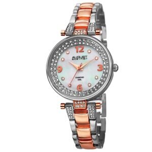 August Steiner Quartz Diamond White Dial Ladies Watch AS8137TTR