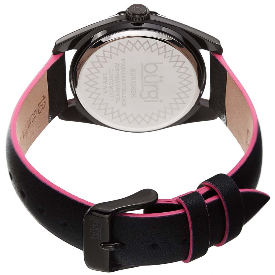 Burgi Black Dial Ladies Watch BUR206BK - Image 3