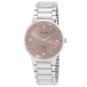 Citizen Quartz Pink Dial Men's Watch BI5120-51Z - luxury watch