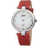 Burgi Quartz Diamond Mother of Pearl Dial Ladies Watch BUR169RD