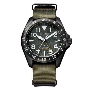 Citizen Promaster Land Eco-Drive Green Dial Men's Watch BJ7155-05X - luxury watch