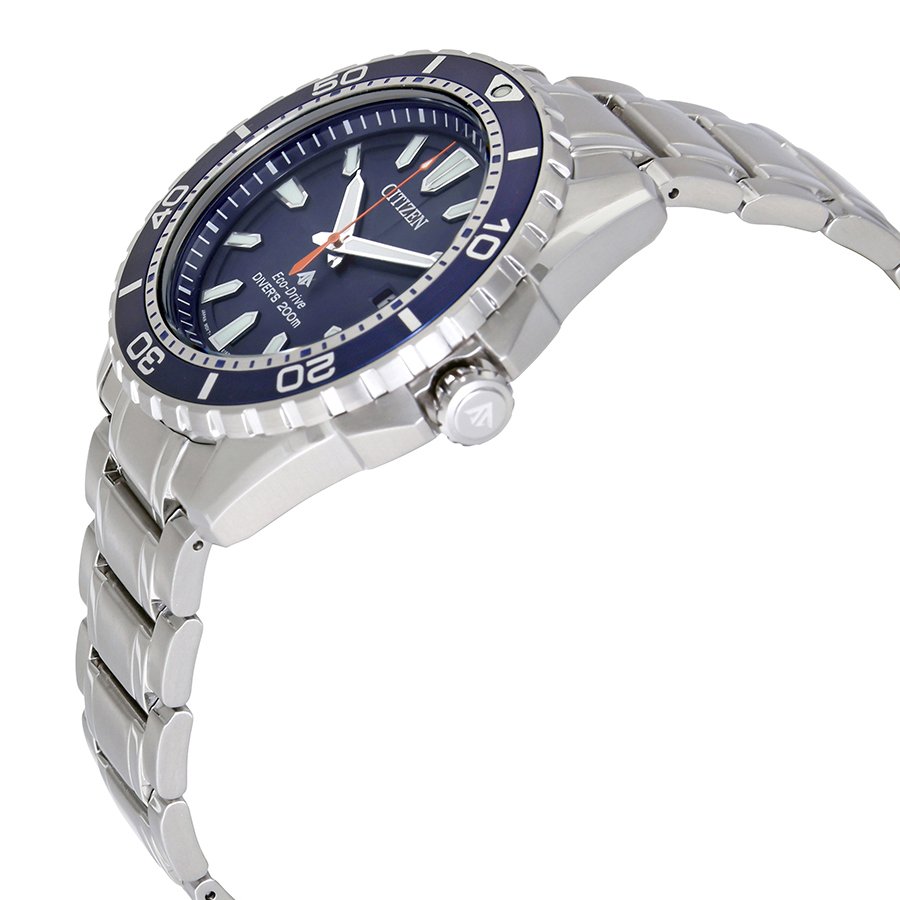 Citizen Promaster Diver 200 Meters Eco-Drive Blue Dial Steel Men's Watch BN0191-55L - luxury watch