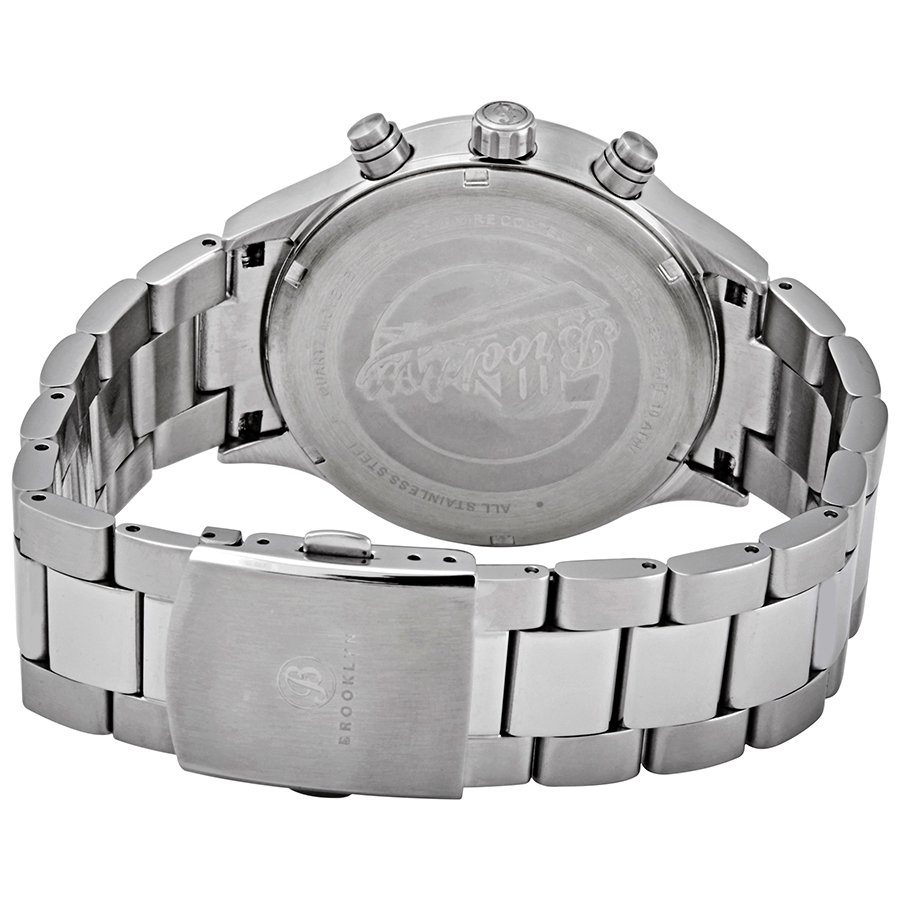 BROOKLYN WATCH CO. Bedford Brownstone II Quartz Blue Dial Men's Watch 308-BLU-2 - Image 3