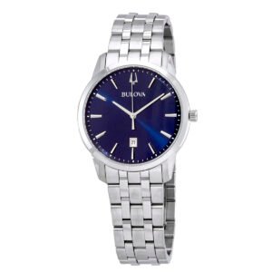 Bulova Sutton Quartz Blue Dial Men's Watch 96B338