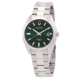 Bulova Surveyor Automatic Green Dial Men's Watch 96B429