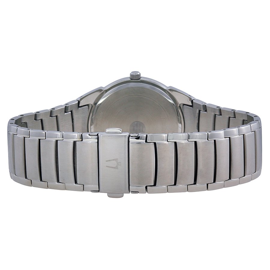 BULOVA Silver DIal Stainless Steel Men's Watch 96B015 - Image 3