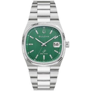 BULOVA Super Seville Quartz Green Dial Men's Watch 96B439