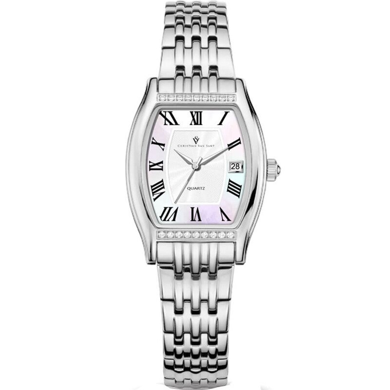 Gemma Quartz White Dial Ladies Watch CV2450 - luxury watch