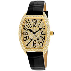 Elegant Quartz Gold Dial Ladies Watch CV4820 - luxury watch