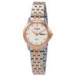 Quartz Silver Dial Two-tone Ladies Watch EQ0605-53A - luxury watch