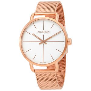 Calvin Klein Even Quartz Silver Dial Ladies Watch K7B21626