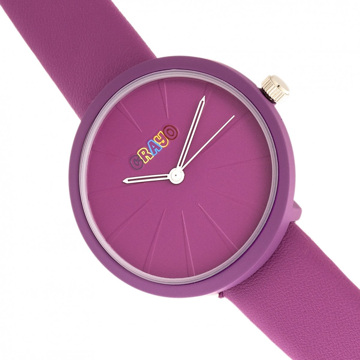 Crayo Blade Quartz Purple Dial Watch CRACR5405 - Image 3