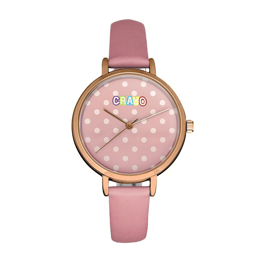 Crayo Dot Quartz Pink Dial Unisex Watch CRACR5906