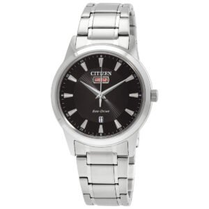 Citizen Eco-Drive Black Dial Men's Watch AW0100-86E