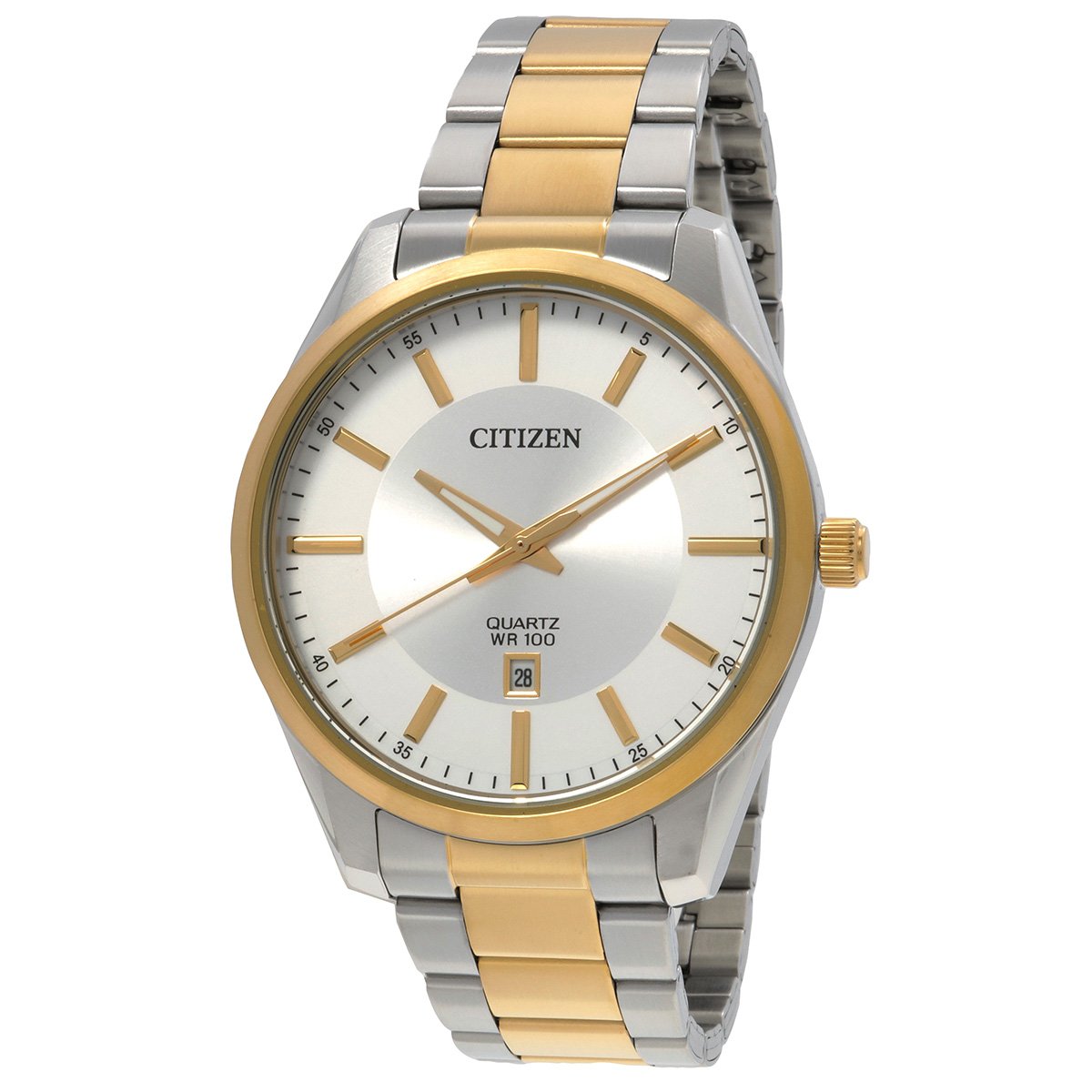 Citizen Quartz Silver Dial Two-Tone Men's Watch BI1036-57A