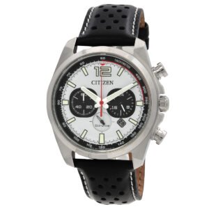 Citizen Eco-Drive Chronograph White Dial Men's Watch CA4640-09A