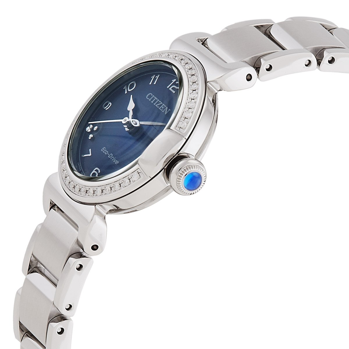 Citizen L May Bells Crystal Eco-Drive Blue Dial Ladies Watch EM1120-87L - Image 2