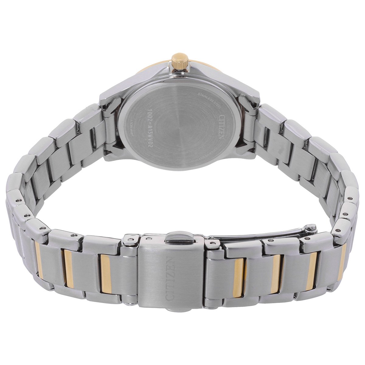 Citizen Quartz Black Dial Two-Tone Ladies Watch EQ0614-52E - Image 3