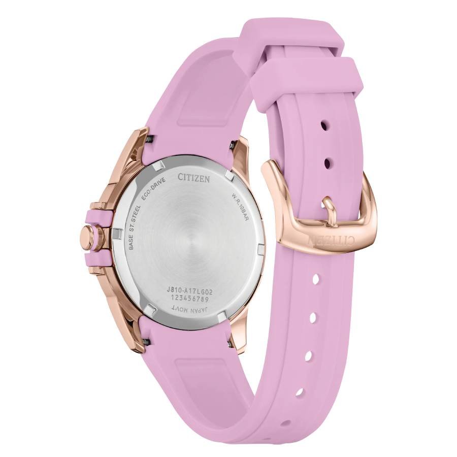 Citizen Veya Eco-Drive Silver Dial Ladies Watch FE1263-01A - Image 2