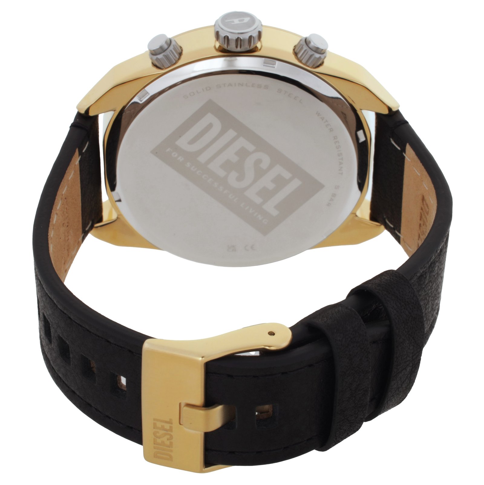 DIESEL Spiked Chronograph Quartz Silver Dial Men's Watch DZ4671 - Image 2