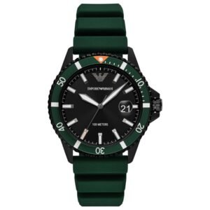 Classic 42mm Black Dial Men's Quartz Watch AR11464