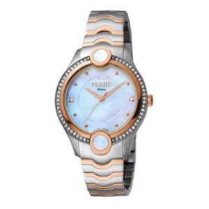 White Mother of Pearl Dial Ladies Watch FM1L082M0031 - luxury watch