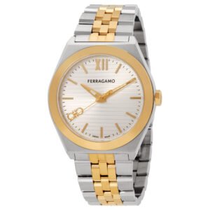 Ferragamo Vega Quartz Silver Dial Men's Watch SFKI01024