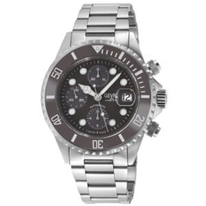 Wall Street Chrono Chronograph Automatic Grey Dial Men's Watch 4154A - luxury watch