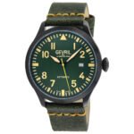 Vaughn 44mm Green Dial Men's Automatic Watch 43506