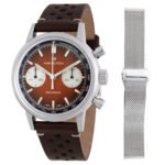 Hamilton Intra-Matic Chronograph Hand Wind Brown Dial Men's Watch H38429591 - luxury watch