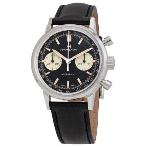 Hamilton American Classic Intra-Matic Chronograph Mechanical Black Dial Men's Watch H38429730 - luxury watch