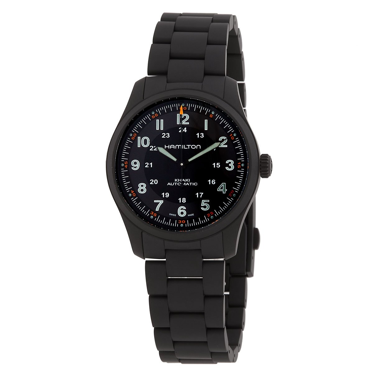 Hamilton Khaki Field Automatic Black Dial Men's Watch H70215130 - luxury watch
