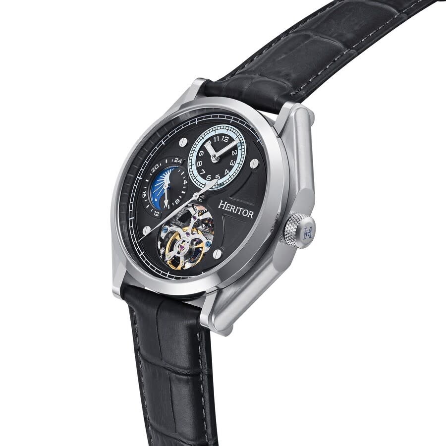 HERITOR Antoni Automatic Black Dial Men's Watch HERHS4301 - Image 2