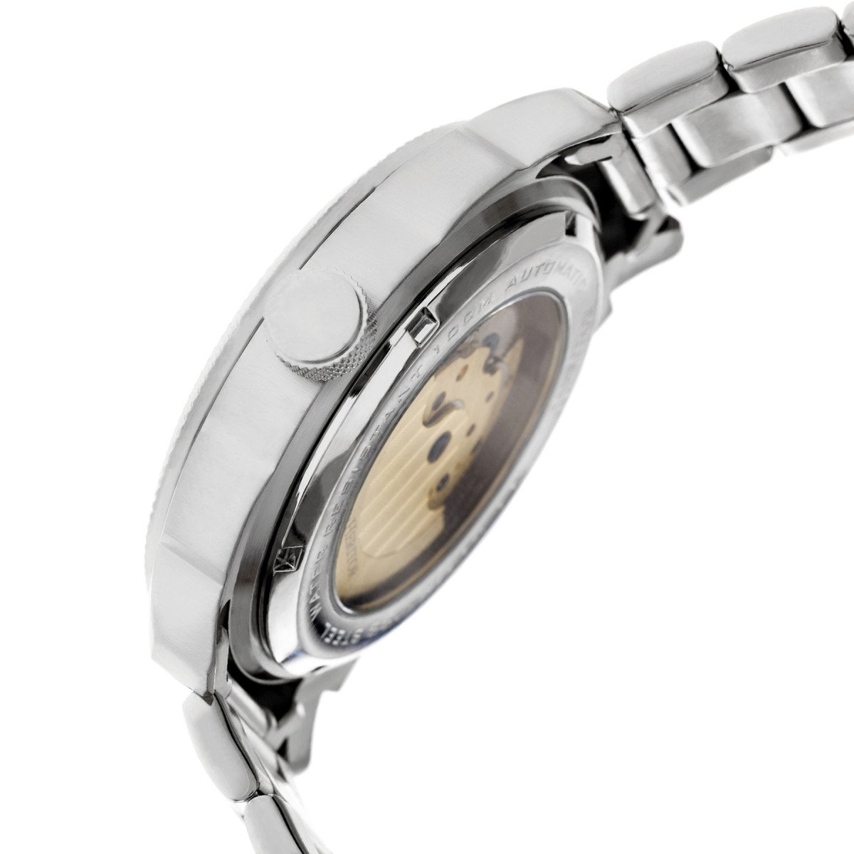 HERITOR Helmsley White Dial Stainless Steel Automatic Men's Watch HR5001