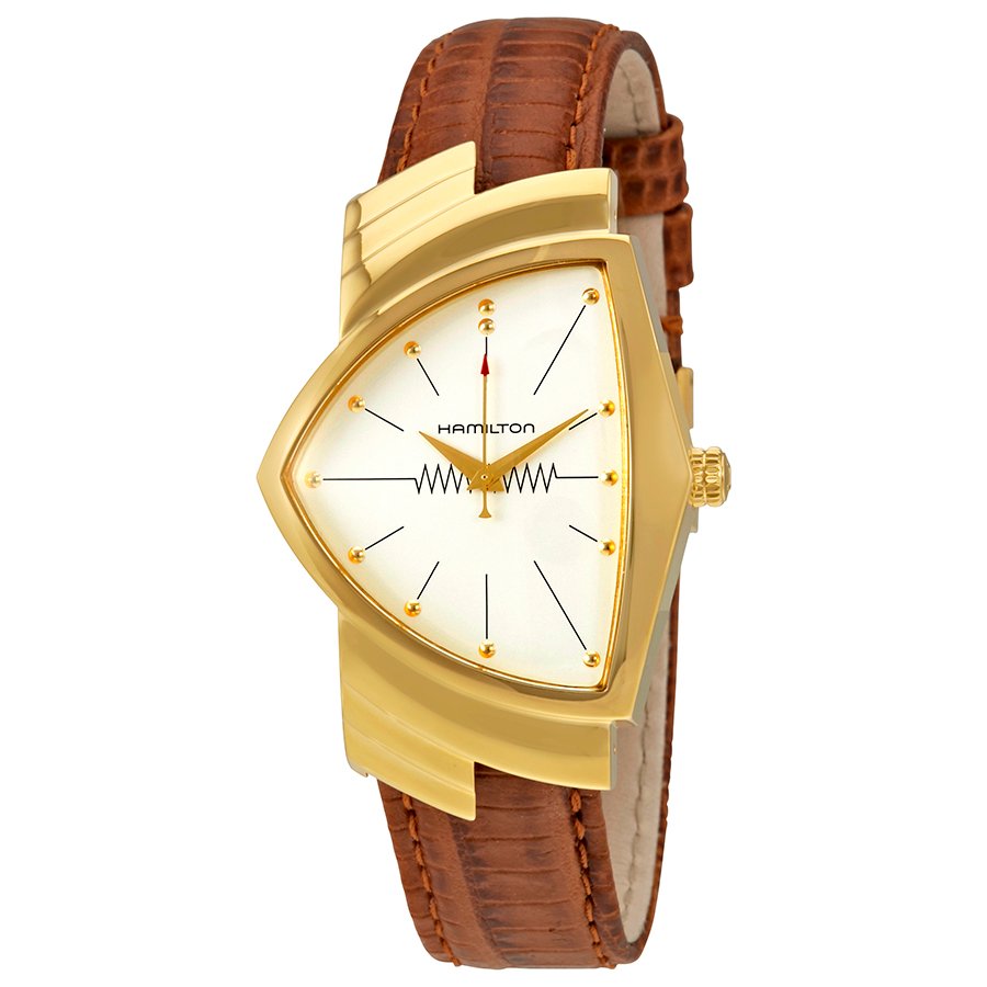 Hamilton Ventura Asymmetric White Dial Men's Watch H24301511