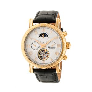 Heritor Winston Automatic White Dial Men's Watch HR5203