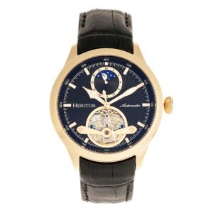 Heritor Gregory Automatic Navy Dial Men's Watch HR8104