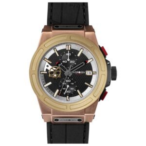 Otto Chrono Black Dial Men's Quartz Watch HW514410