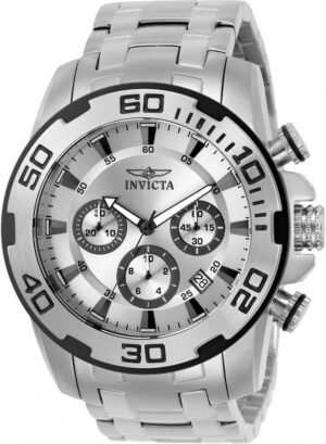 Invicta Pro Diver Chronograph Silver Dial Men's Watch 22317